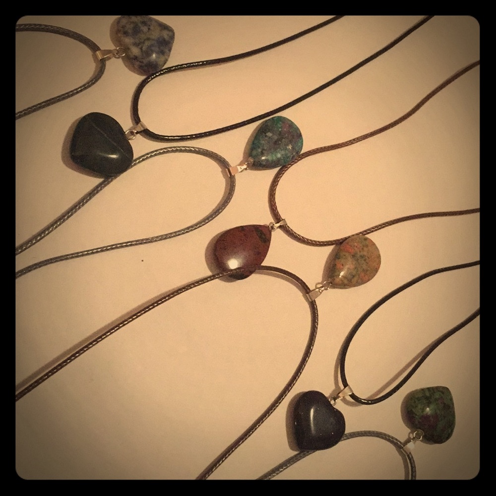 2 Gemstone Necklace $7